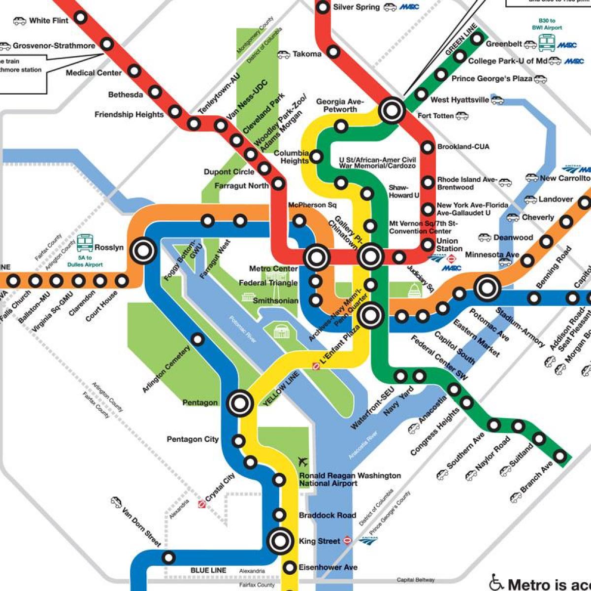 nuova mappa della metropolitana di dc