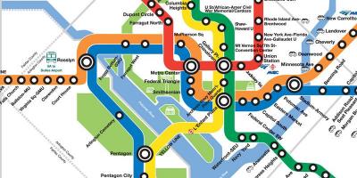 Nuova mappa della metropolitana di dc