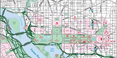 Washington downtown mappa