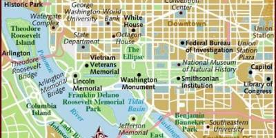 Zona di Washington mappa