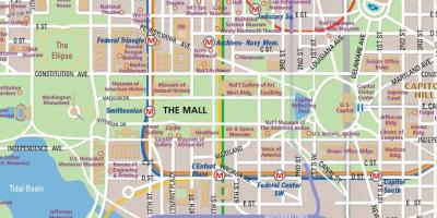Dc national mall mappa