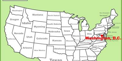 Washington ubicazione sulla mappa