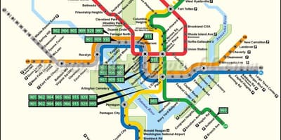 Washington dc tram mappa