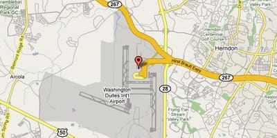 Mappa della zona dulles